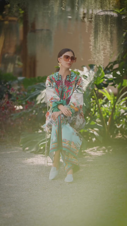 Aqua Tropique Co-Ord Set