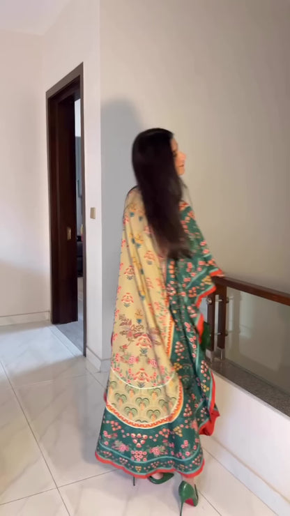 Aizee Floral Kaftan Dress