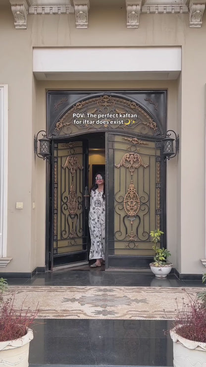 Indigo Fleur Kaftan